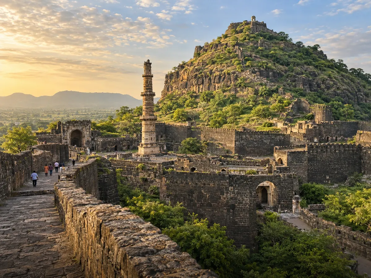 Daulatabad Fort hill fort exterior